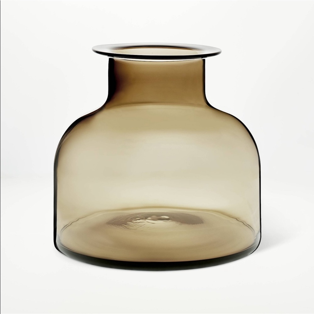 Studio McGee Smoked Glass Vase